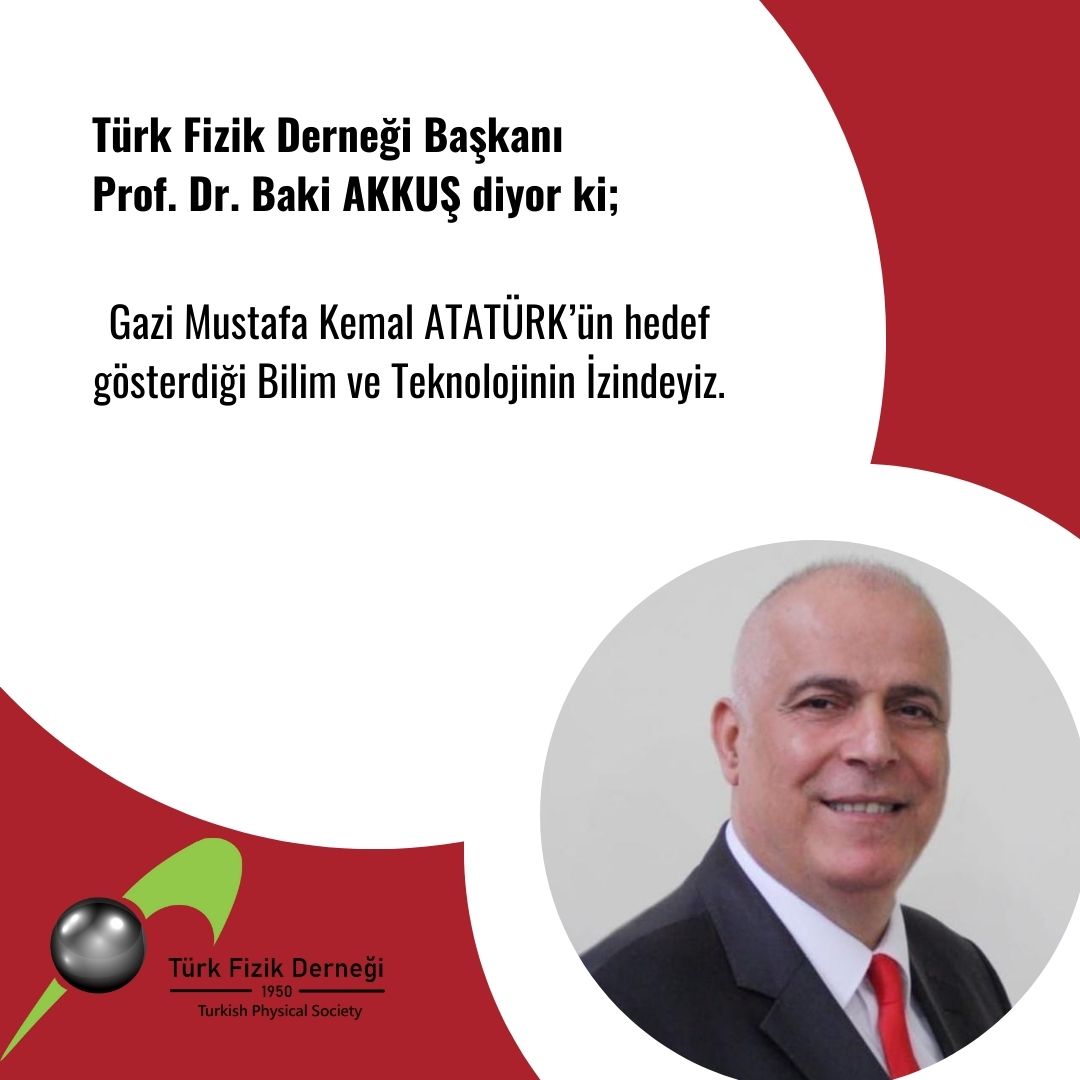 TFD Başkanı Prof. Dr. Baki AKKUŞ'un mesajı var